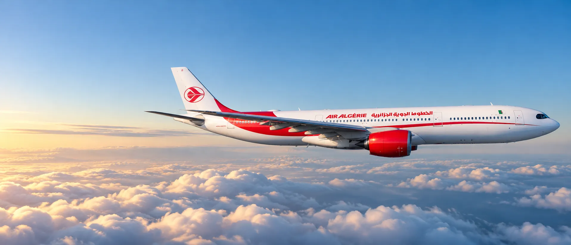 A330neo Air Algérie au-dessus des nuages