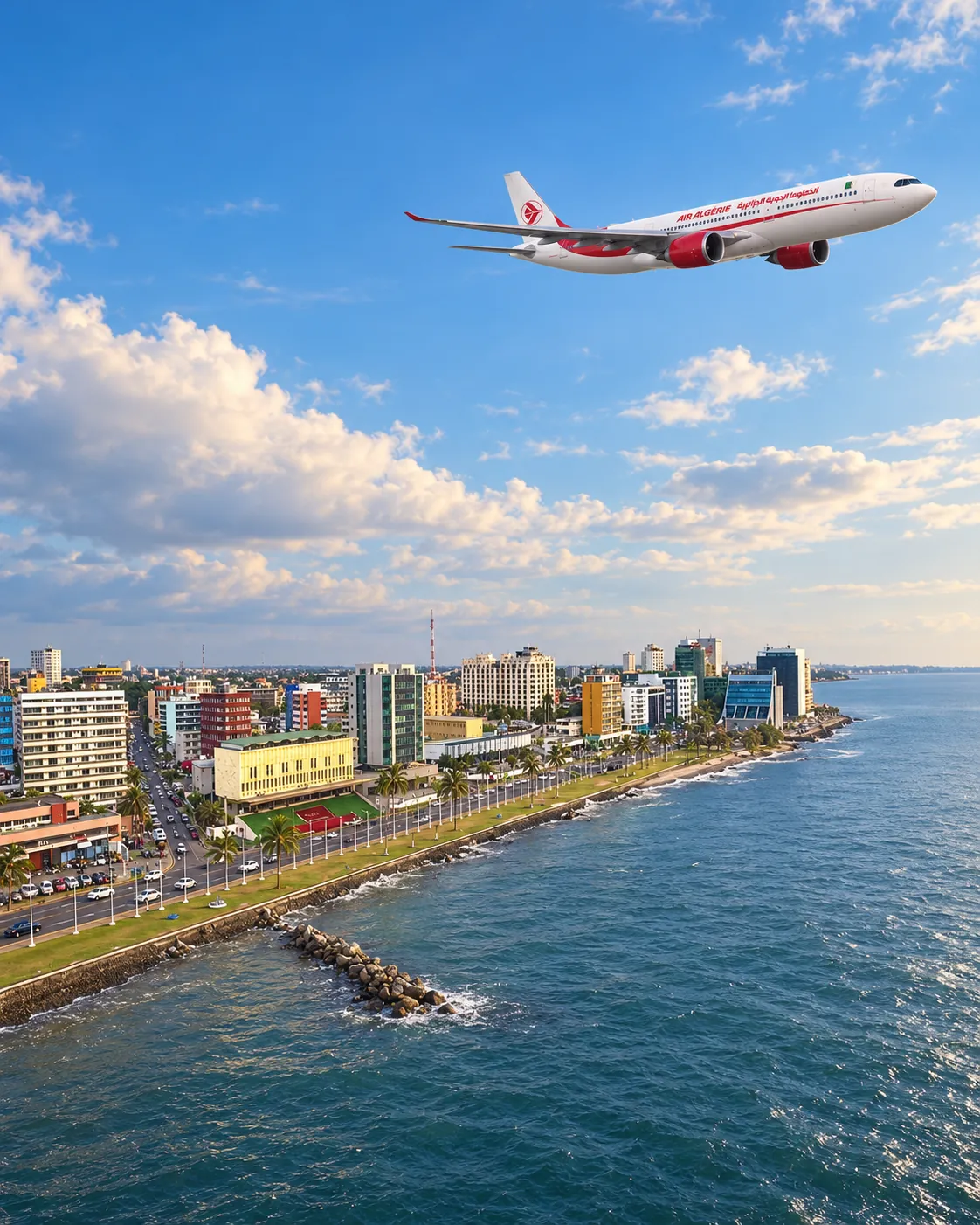 Avion Air Algérie au-dessus de Libreville