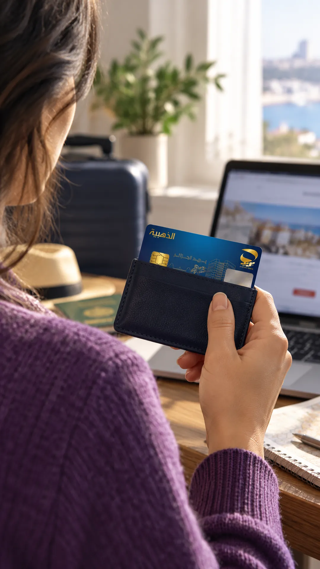 Paiement d'un billet avec une carte bancaire algérienne